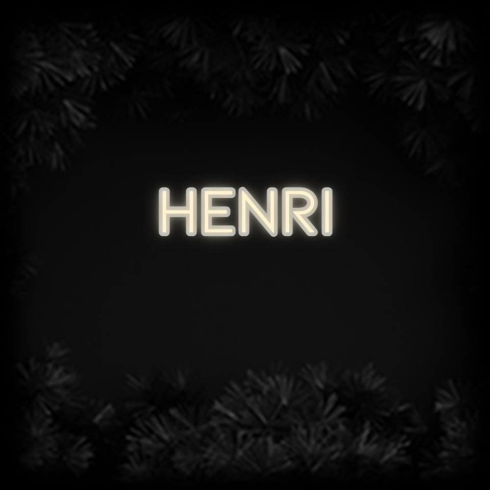 Konfiguriertes Neonschild: Henri - Official Neon - led neon schild schriftzug personalisiert