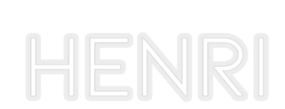 Konfiguriertes Neonschild: Henri - Official Neon - led neon schild schriftzug personalisiert