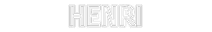 Konfiguriertes Neonschild: Henri - Official Neon - led neon schild schriftzug personalisiert