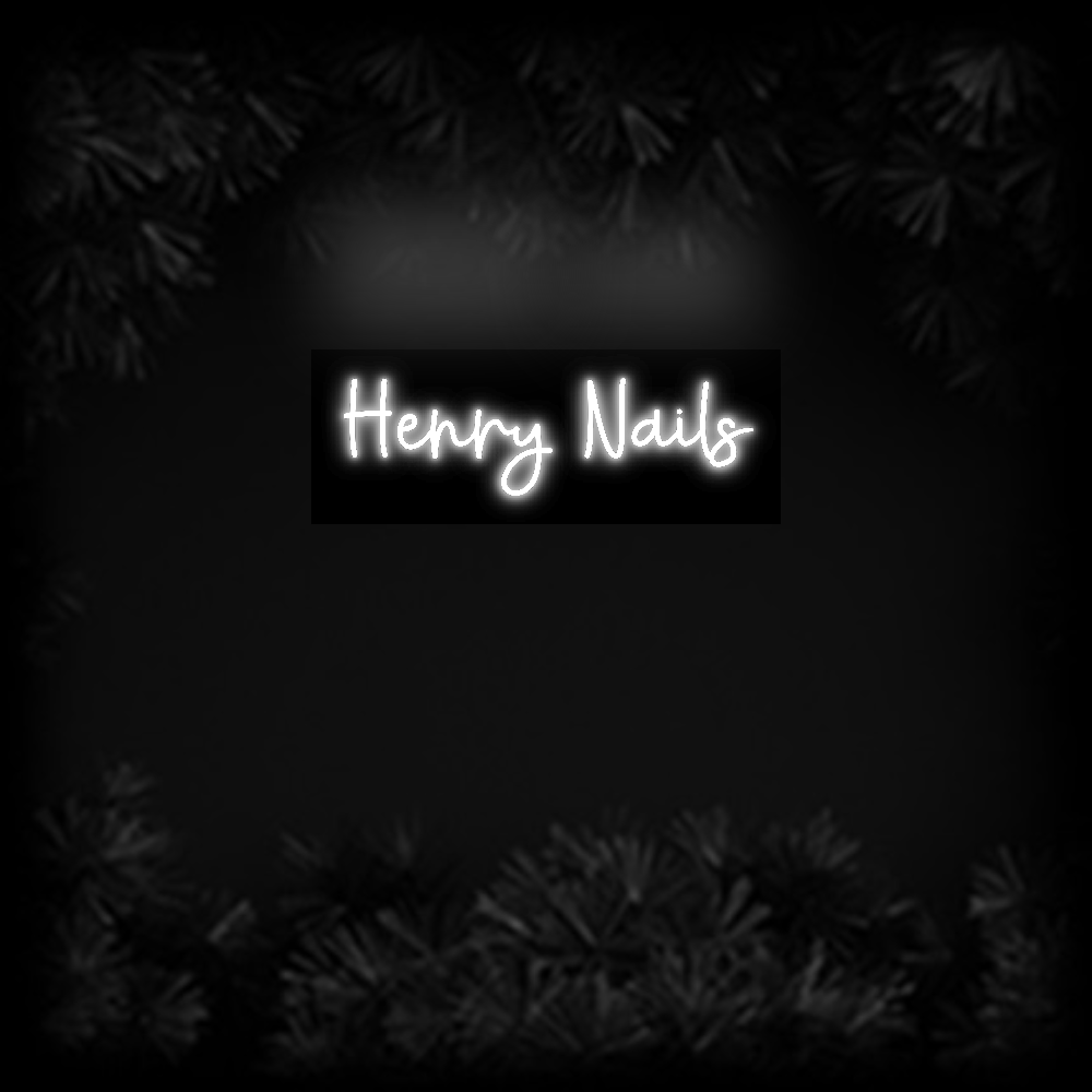 Konfiguriertes Neonschild: Henry Nails - Official Neon - led neon schild schriftzug personalisiert