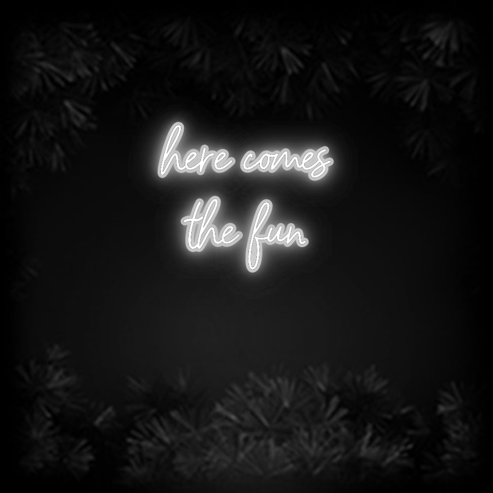 Konfiguriertes Neonschild: here comes t... - Official Neon - led neon schild schriftzug personalisiert