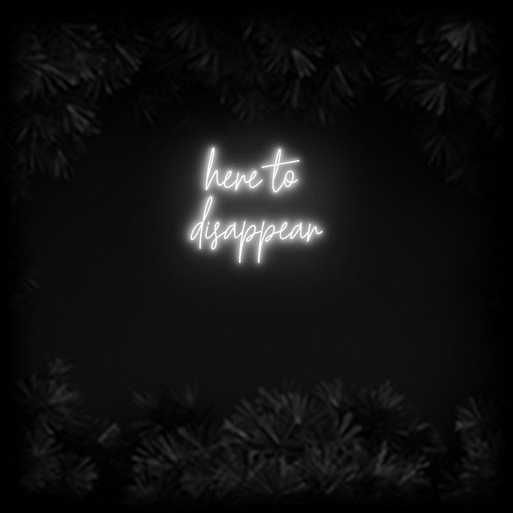 Konfiguriertes Neonschild: here to dis... - Official Neon - led neon schild schriftzug personalisiert
