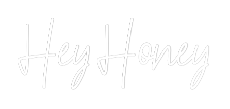 Konfiguriertes Neonschild: Hey Honey - Official Neon - led neon schild schriftzug personalisiert