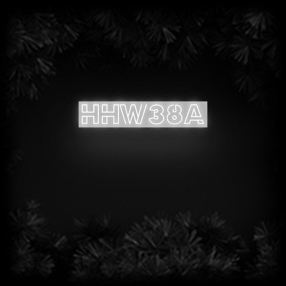 Konfiguriertes Neonschild: HHW38A - Official Neon - led neon schild schriftzug personalisiert