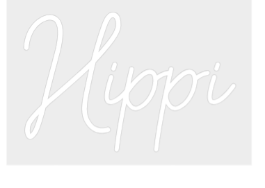 Konfiguriertes Neonschild: Hippi - Official Neon - led neon schild schriftzug personalisiert