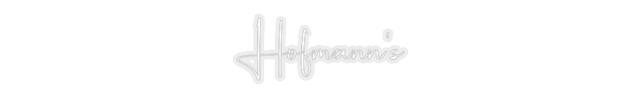 Konfiguriertes Neonschild: Hofmann‘s - Official Neon - led neon schild schriftzug personalisiert