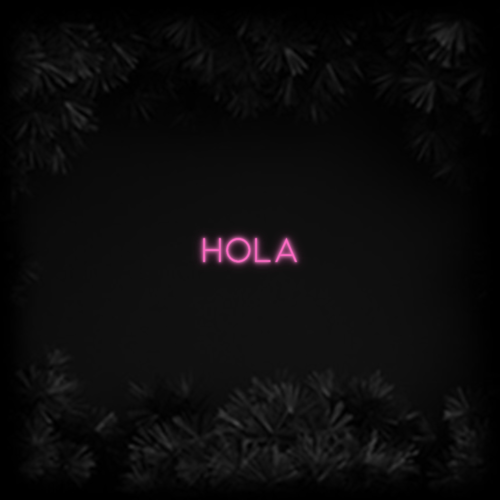 Konfiguriertes Neonschild: HOLA - Official Neon - led neon schild schriftzug personalisiert