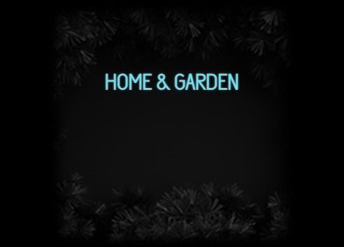Konfiguriertes Neonschild: HOME & GARDEN - Official Neon - led neon schild schriftzug personalisiert