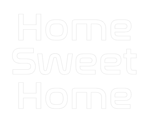 Konfiguriertes Neonschild: Home Sweet Home - Official Neon - led neon schild schriftzug personalisiert