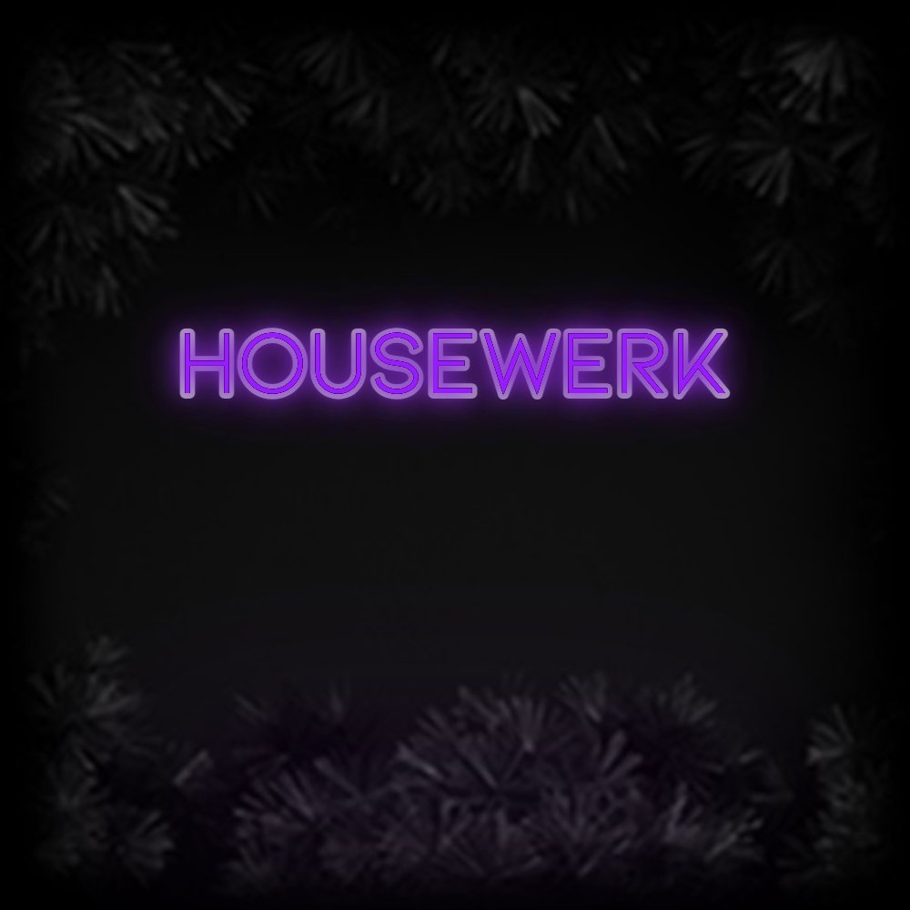 Konfiguriertes Neonschild: HOUSEWERK - Official Neon - led neon schild schriftzug personalisiert