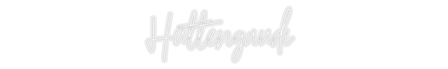 Konfiguriertes Neonschild: Hüttengaudi - Official Neon - led neon schild schriftzug personalisiert