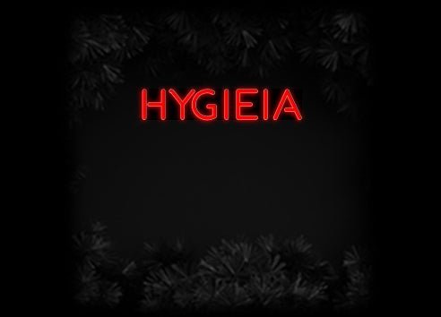 Konfiguriertes Neonschild: Hygieia - Official Neon - led neon schild schriftzug personalisiert