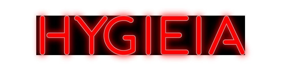 Konfiguriertes Neonschild: Hygieia - Official Neon - led neon schild schriftzug personalisiert