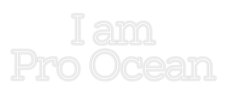 Konfiguriertes Neonschild: I am Pro Oc... - Official Neon - led neon schild schriftzug personalisiert