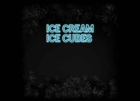Konfiguriertes Neonschild: Ice Cream Ic... - Official Neon - led neon schild schriftzug personalisiert