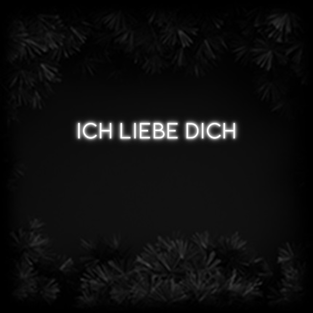 Konfiguriertes Neonschild: ich liebe dich - Official Neon - led neon schild schriftzug personalisiert