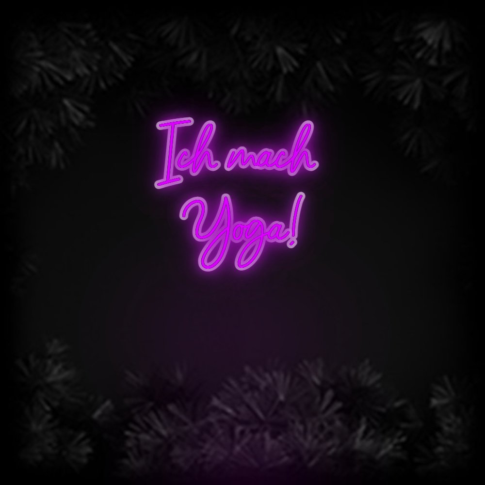 Konfiguriertes Neonschild: Ich mach Yo... - Official Neon - led neon schild schriftzug personalisiert