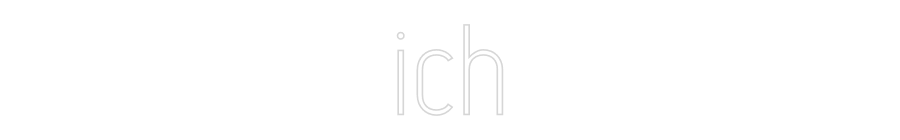 Konfiguriertes Neonschild: ich - Official Neon - led neon schild schriftzug personalisiert