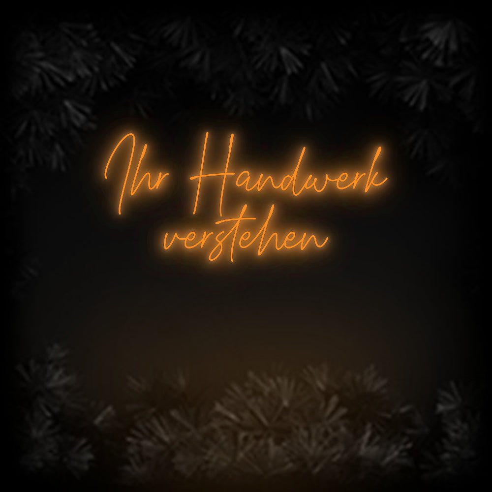 Konfiguriertes Neonschild: Ihr Handwerk ... - Official Neon - led neon schild schriftzug personalisiert