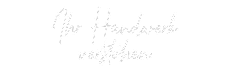 Konfiguriertes Neonschild: Ihr Handwerk ... - Official Neon - led neon schild schriftzug personalisiert