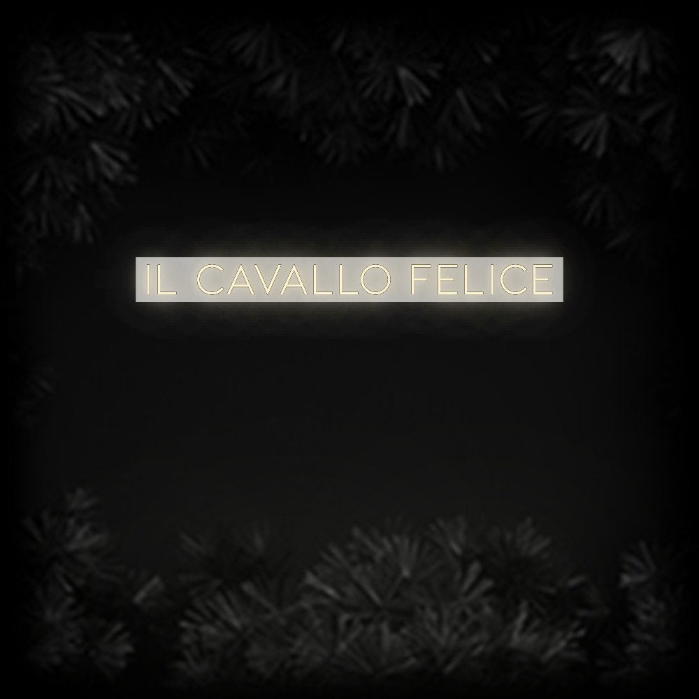 Konfiguriertes Neonschild: il cavallo fe... - Official Neon - led neon schild schriftzug personalisiert