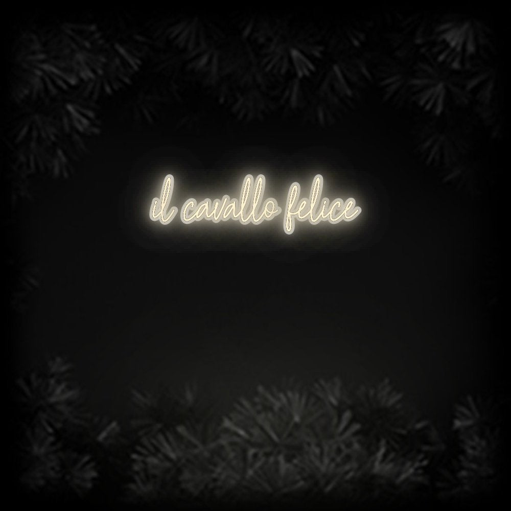 Konfiguriertes Neonschild: il cavallo fe... - Official Neon - led neon schild schriftzug personalisiert