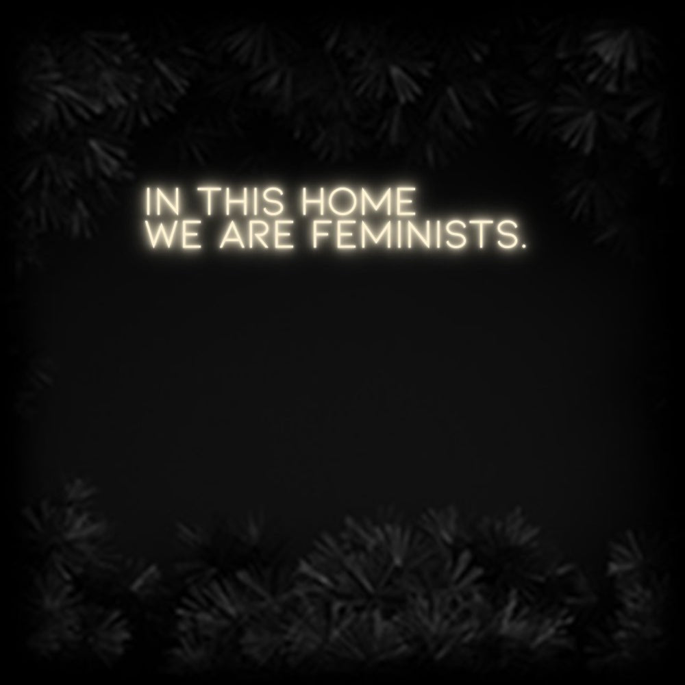 Konfiguriertes Neonschild: In this home ... - Official Neon - led neon schild schriftzug personalisiert