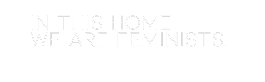 Konfiguriertes Neonschild: In this home ... - Official Neon - led neon schild schriftzug personalisiert