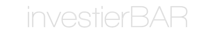 Konfiguriertes Neonschild: investierBAR - Official Neon - led neon schild schriftzug personalisiert
