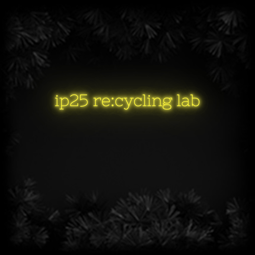 Konfiguriertes Neonschild: ip25 re:cycli... - Official Neon - led neon schild schriftzug personalisiert