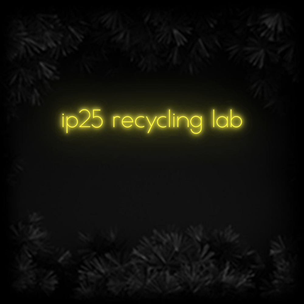 Konfiguriertes Neonschild: ip25 recyclin... - Official Neon - led neon schild schriftzug personalisiert