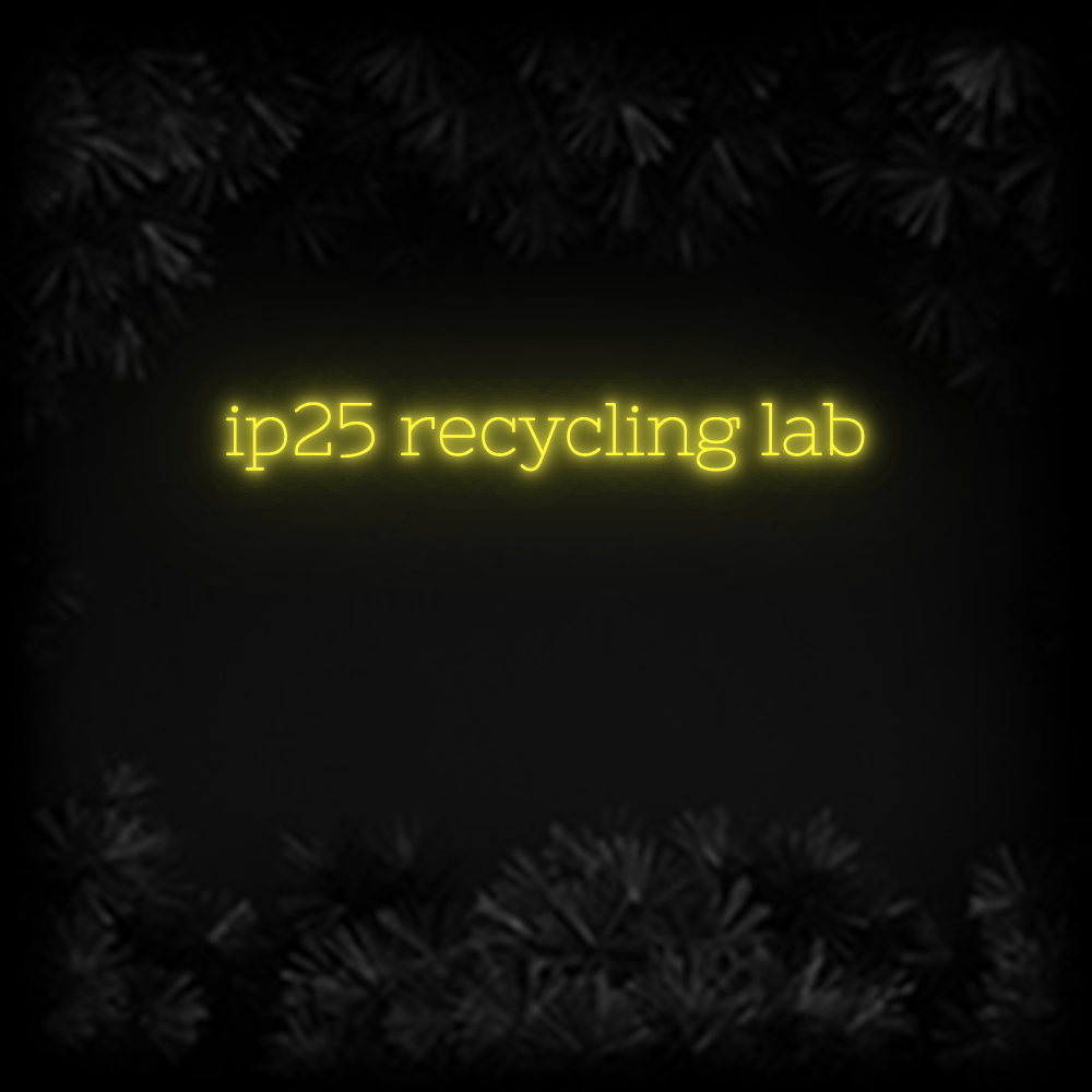 Konfiguriertes Neonschild: ip25 recyclin... - Official Neon - led neon schild schriftzug personalisiert