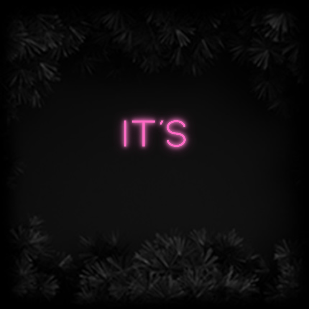 Konfiguriertes Neonschild: It's - Official Neon - led neon schild schriftzug personalisiert