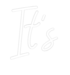 Konfiguriertes Neonschild: It's - Official Neon - led neon schild schriftzug personalisiert