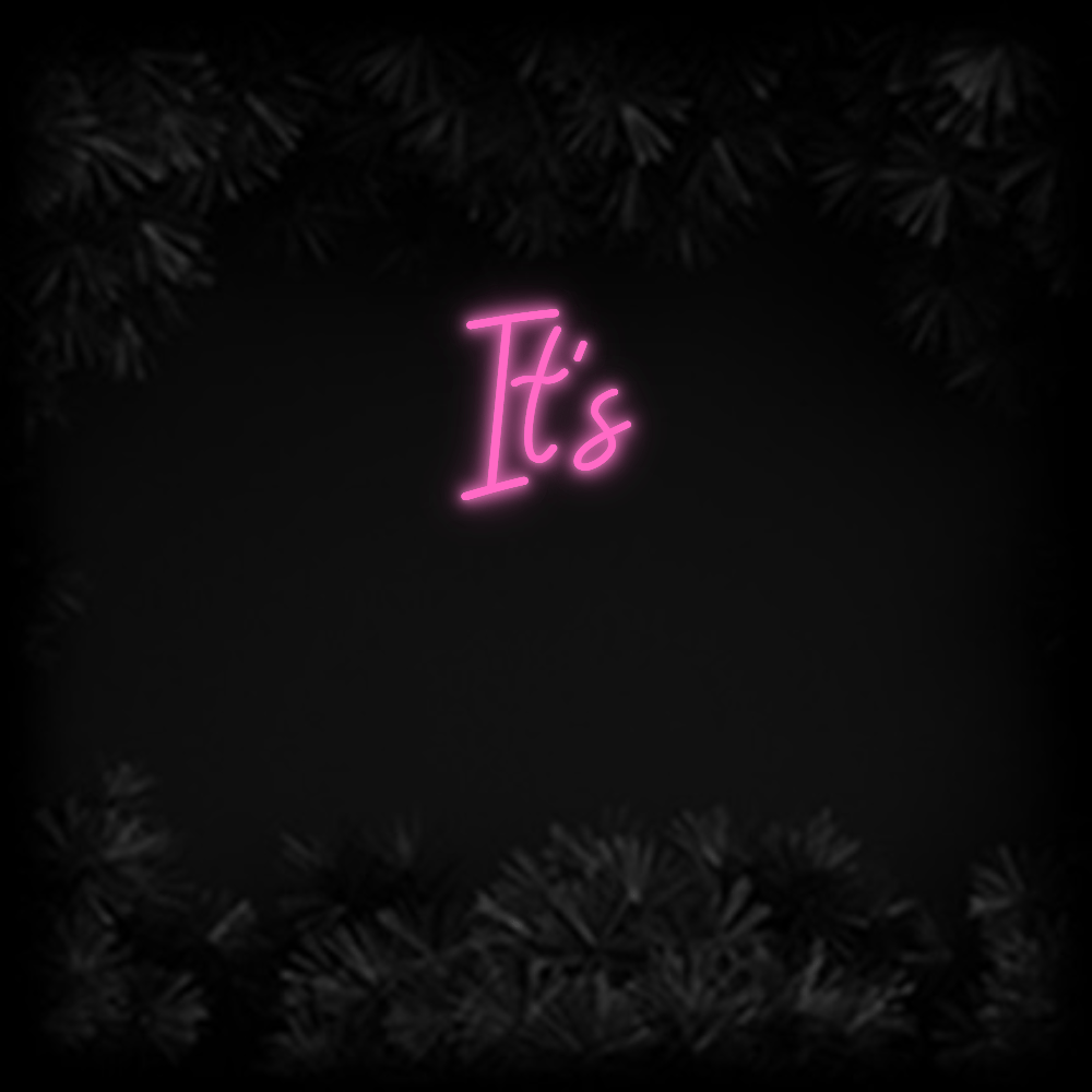 Konfiguriertes Neonschild: It's - Official Neon - led neon schild schriftzug personalisiert