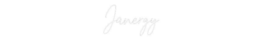 Konfiguriertes Neonschild: Janergy - Official Neon - led neon schild schriftzug personalisiert