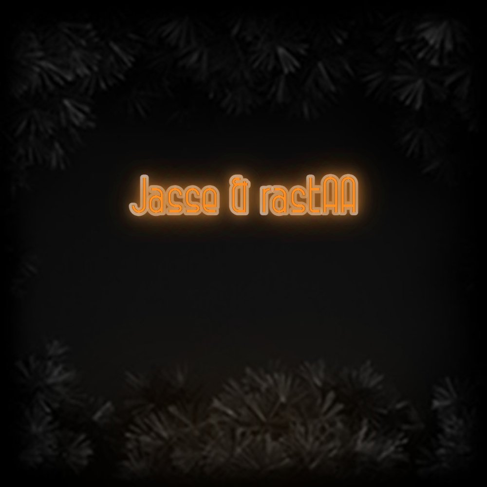 Konfiguriertes Neonschild: Jasse & rastAA - Official Neon - led neon schild schriftzug personalisiert