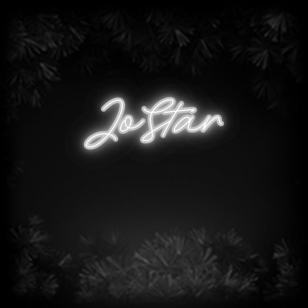 Konfiguriertes Neonschild: JoStar - Official Neon - led neon schild schriftzug personalisiert