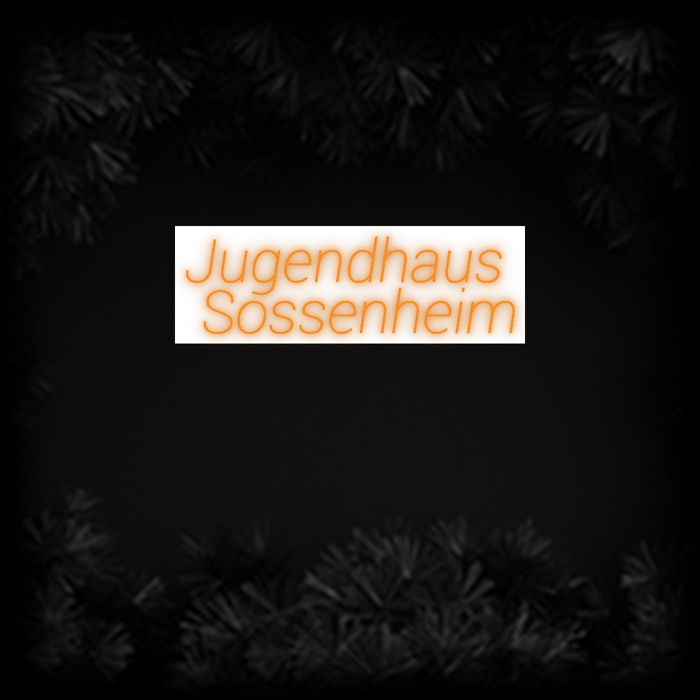 Konfiguriertes Neonschild: Jugendhaus Soss... - Official Neon - led neon schild schriftzug personalisiert