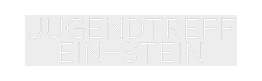 Konfiguriertes Neonschild: JUGENDTREFF ... - Official Neon - led neon schild schriftzug personalisiert