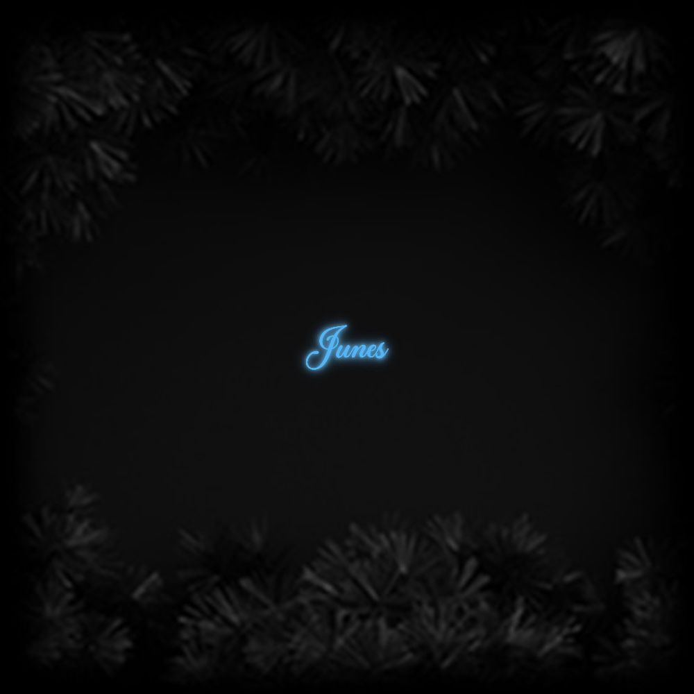 Konfiguriertes Neonschild: Junes - Official Neon - led neon schild schriftzug personalisiert