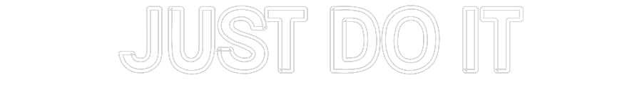 Konfiguriertes Neonschild: JUST DO IT - Official Neon - led neon schild schriftzug personalisiert