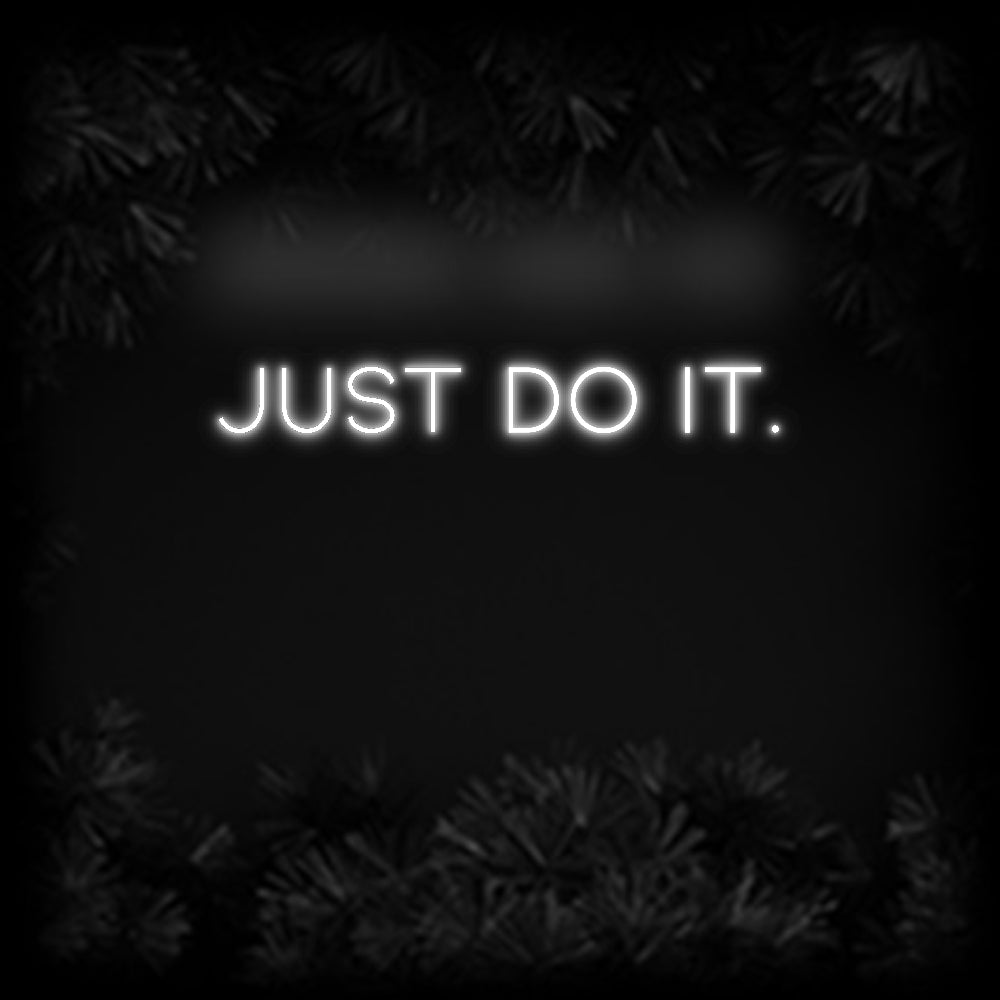 Konfiguriertes Neonschild: JUST DO IT. - Official Neon - led neon schild schriftzug personalisiert