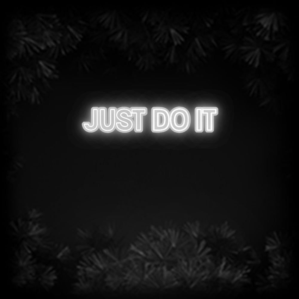 Konfiguriertes Neonschild: JUST DO IT - Official Neon - led neon schild schriftzug personalisiert