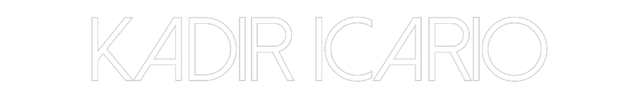 Konfiguriertes Neonschild: Kadir Icario - Official Neon - led neon schild schriftzug personalisiert