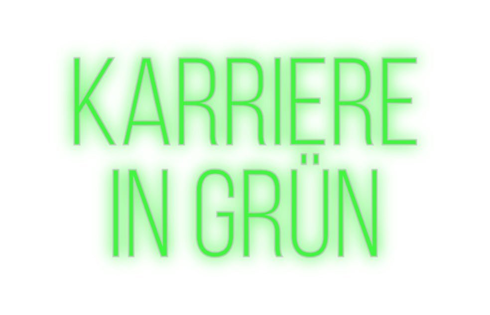 Konfiguriertes Neonschild: Karriere in ... - Official Neon - led neon schild schriftzug personalisiert