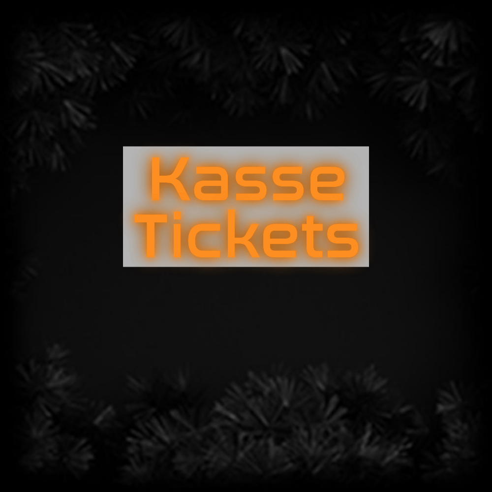 Konfiguriertes Neonschild: Kasse Tickets - Official Neon - led neon schild schriftzug personalisiert