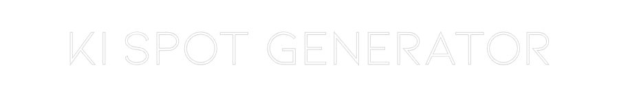 Konfiguriertes Neonschild: KI SPOT GENER... - Official Neon - led neon schild schriftzug personalisiert