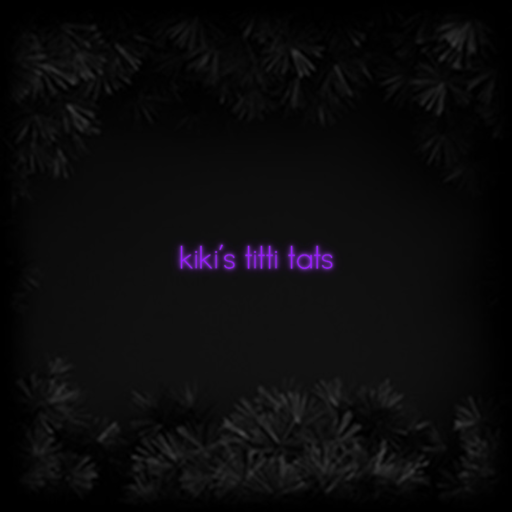Konfiguriertes Neonschild: kiki’s titti ... - Official Neon - led neon schild schriftzug personalisiert