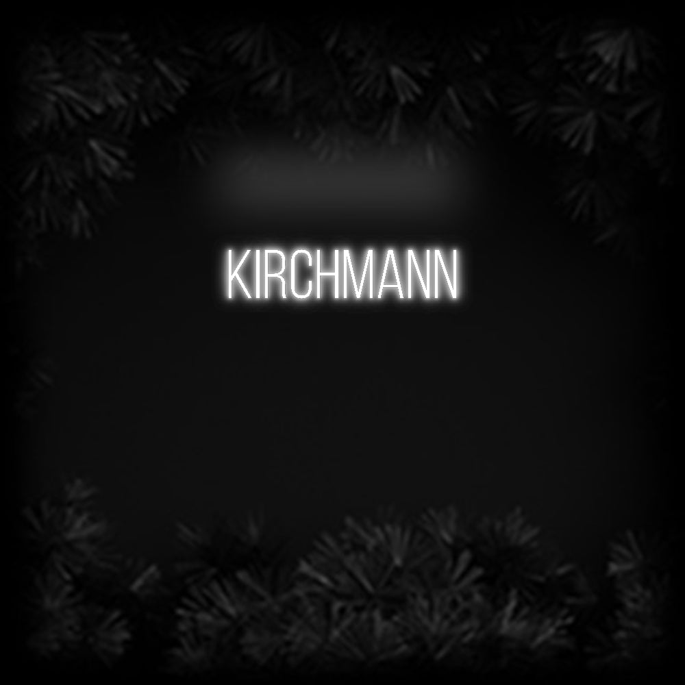 Konfiguriertes Neonschild: Kirchmann - Official Neon - led neon schild schriftzug personalisiert